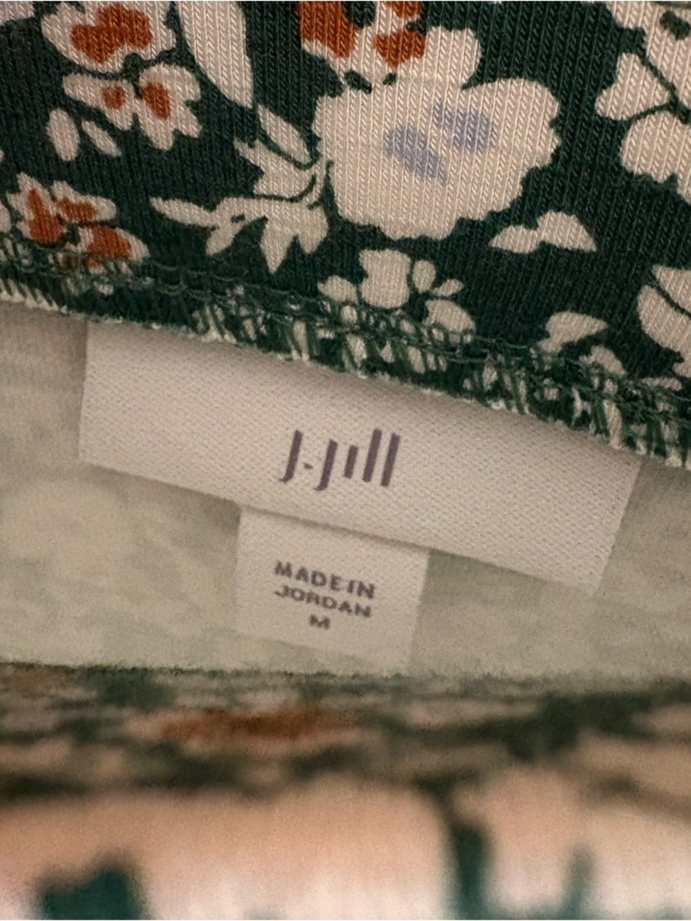 J. Jill Green Ditsy Floral High Rise Maxi Skirt Paisley Boho Resort Lagenlook - Picture 10 of 10